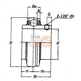 Palier de roulement 50x100x25 mm | SKF Palier de roulement 50x100x25 mm | SKFPR#1150928