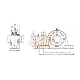 Palier seul UCPX | SKF Palier seul UCPX | SKFPR#1150930