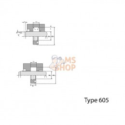 SA16225UN; HALLITE; Joint tig. 16x22x5 UN L1=6; pièce detachée