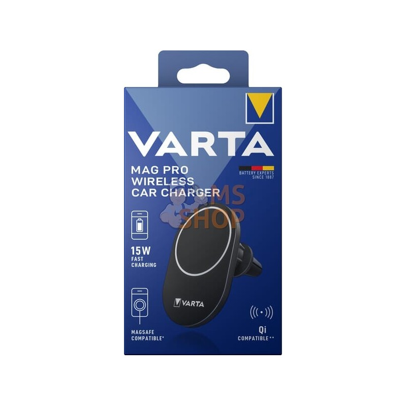 Chargeur de voiture sans fil Mag Pro | VARTA CONSUMER BATTERIES Chargeur de voiture sans fil Mag Pro | VARTA CONSUMER BATTERIESP