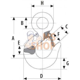 Crochet a oeil+securite 16mm | CARTEC Crochet a oeil+securite 16mm | CARTECPR#1151663