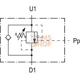 Soupape d'équilibrage N1116 3/8 G5P4 | WALVOIL Soupape d'équilibrage N1116 3/8 G5P4 | WALVOILPR#1151797