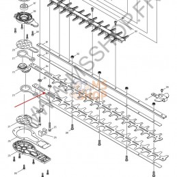 LAME TAILLE HAIE SUR PERCHE MH246-4DS | MAKITA 725184-0