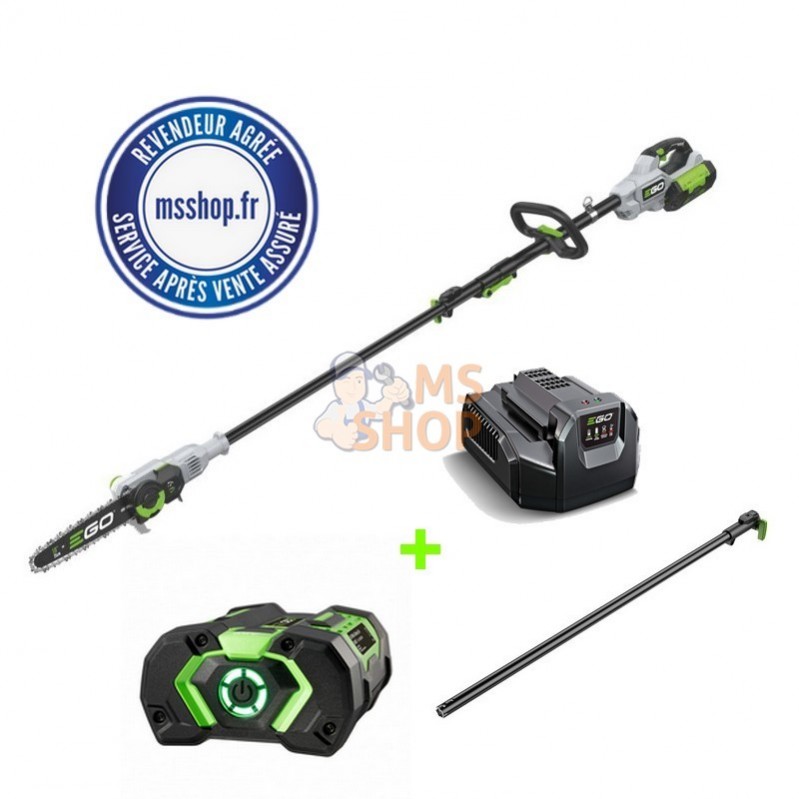 PACK ELAGUEUSE SUR PERCHE PS1000E + EP1000 + BA2242T + CH2100E | PACK-PS1000E | EGO POWER