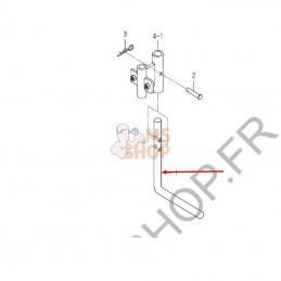 BARRE DE PROFONDEUR | ISEKI 1154-726-001-00 - sa250