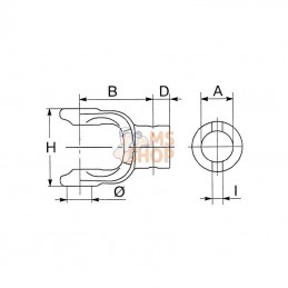 211065051; BONDIOLI&PAVESI; Mâchoire 40mm (6); pièce detachée