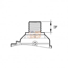 316060010; ARAG; Carter de filtre 316 G1 1/2"; pièce detachée