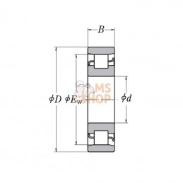 NWB00930; NSK; Roulement rouleaux cylindriq; pièce detachée