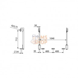 LBAMER71230TL; KRAMP; Agrafes de remplacement; pièce detachée