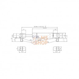 CA9864DU; STABILUS; Vérin à gaz L565-100N; pièce detachée