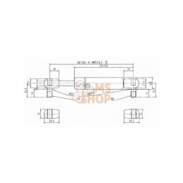 CA068209; STABILUS; Vérin à gaz L275,5-200N; pièce detachée