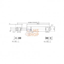 CA094854; STABILUS; Vérin à gaz L485-150N; pièce detachée