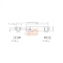 CA084360; STABILUS; Vérin à gaz L365-500N; pièce detachée