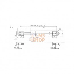 CA049190; STABILUS; Vérin à gaz L225-100N; pièce detachée