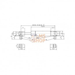 CA083925; STABILUS; Vérin à gaz L585-500N; pièce detachée