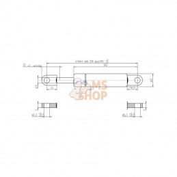 CA084999; STABILUS; Vérin à gaz L685-800N; pièce detachée