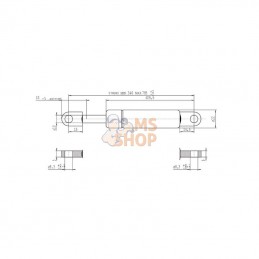 CA095206; STABILUS; Vérin à gaz L785-1150N; pièce detachée