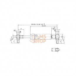 CA063967; STABILUS; Vérin à gaz L340-100N; pièce detachée