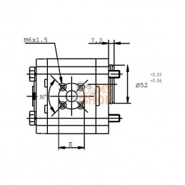 PLP2014S095B6; CASAPPA; Pompe hydraulique; pièce detachée