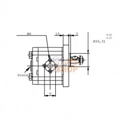 PLM208R050E2; CASAPPA; Moteur PLM20.8RO-50E2-LEA/EA-N; pièce detachée