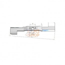 NZ46; OUTILS WOLF; Lame Pour Tondeuse N46B; pièce detachée