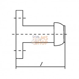 6103300Z; KRAMP; Raccord mâle 6"+bride DIN 2576; pièce detachée