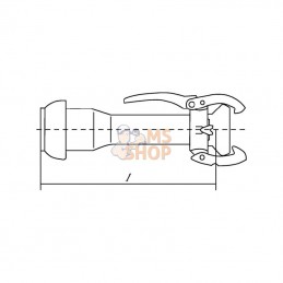 6201004Z; KRAMP; Mâle 4"+fem. 6" réd.; pièce detachée