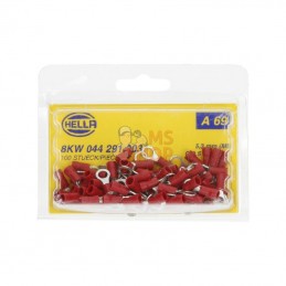 8KW044291003; HELLA; Cosse de câble rouge 0,5-1 mm²; pièce detachée