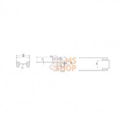 00430507KR; KRAMP; Dent de herse Ø12 p/Horsch; pièce detachée