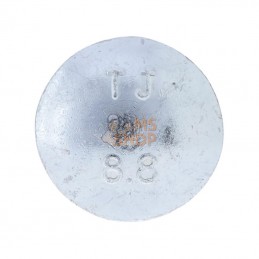 603127088; KRAMP; Vis tête bombée collet carré M12x70 8.8; pièce detachée