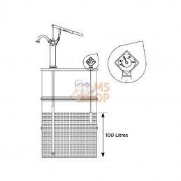 48001GROZ; GROZ; Indicateur niveau de tambour 3/4"; pièce detachée