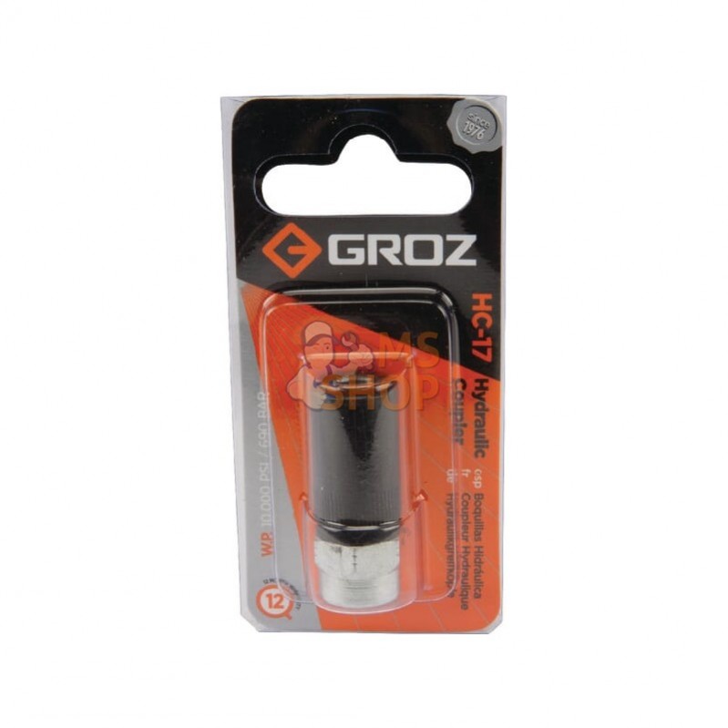 43596BGROZ; GROZ; Raccord pompe graisse HD M10x1; pièce detachée