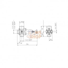 00200022; POLMAC; Régulateur d`press 11/2" 20 b.; pièce detachée