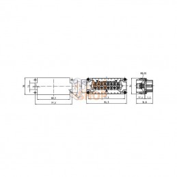 09330162701; HARTING; Insert F E 16P racc. à vis 1-16; pièce detachée