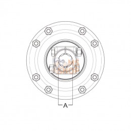 563650607; WEASLER; Limiteur friction AB5 1250Nm; pièce detachée