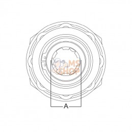 570650605; WEASLER; Limiteur à cames AB5 1500Nm; pièce detachée