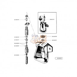 BU1091013; LA BUVETTE; Joint torique (5 pcs); pièce detachée