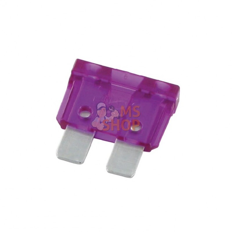 SI22003; IMAXX; Fusible lame standard 3A longueur 20mm violet pack 100x iMaXX; pièce detachée