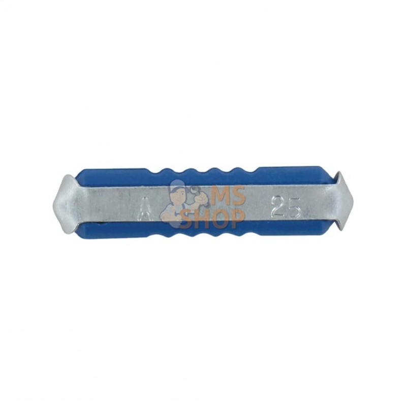 SI12025; IMAXX; Fusible stéatite 25A longueur 25mm bleu pack 100x iMaXX; pièce detachée