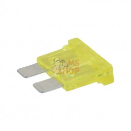 SI22020; IMAXX; Fusible lame standard 20A longueur 20mm jaune pack 100x iMaXX; pièce detachée