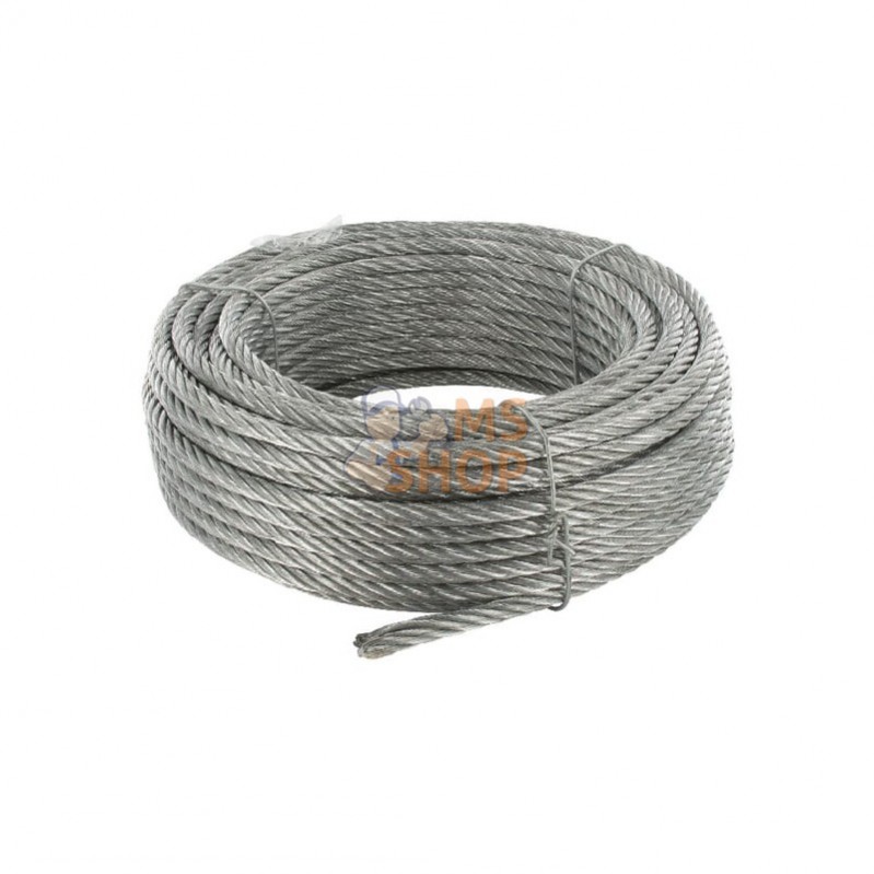 WR08030L; KRAMP; Câble en acier galvanisé 8 mm, 30m; pièce detachée