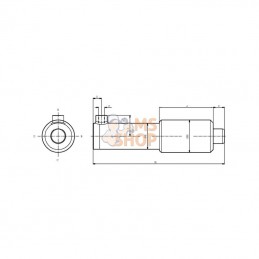 EPL30300C; KRAMP; Verin simple effet D30-300; pièce detachée