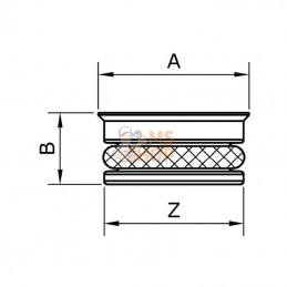 PVPBP14; KRAMP; Pièce de fermeture socle; pièce detachée