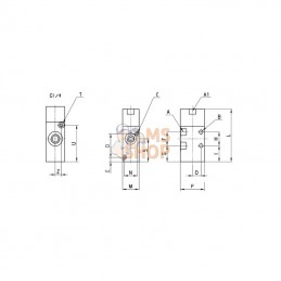 338035; CAMOZZI; Distributeur 3/2, monostable; pièce detachée