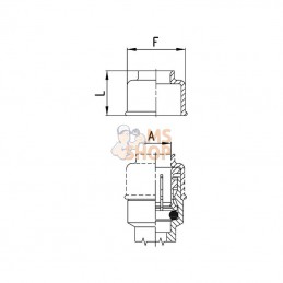 670810; CAMOZZI; Coiffe de protection; pièce detachée