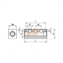 3053145L18; CAMOZZI; Distributeur; pièce detachée