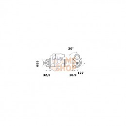 MS791; MAHLE; Démarreur 12 V 3,2 kW; pièce detachée