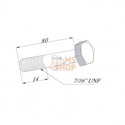 7430416; VOTEX; Boulon Votex; pièce detachée