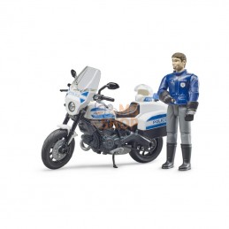 U62731; BRUDER; Moto de police Ducati Scrambler; pièce detachée