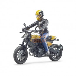 U63053; BRUDER; Ducati Scrambler avec conducteur; pièce detachée